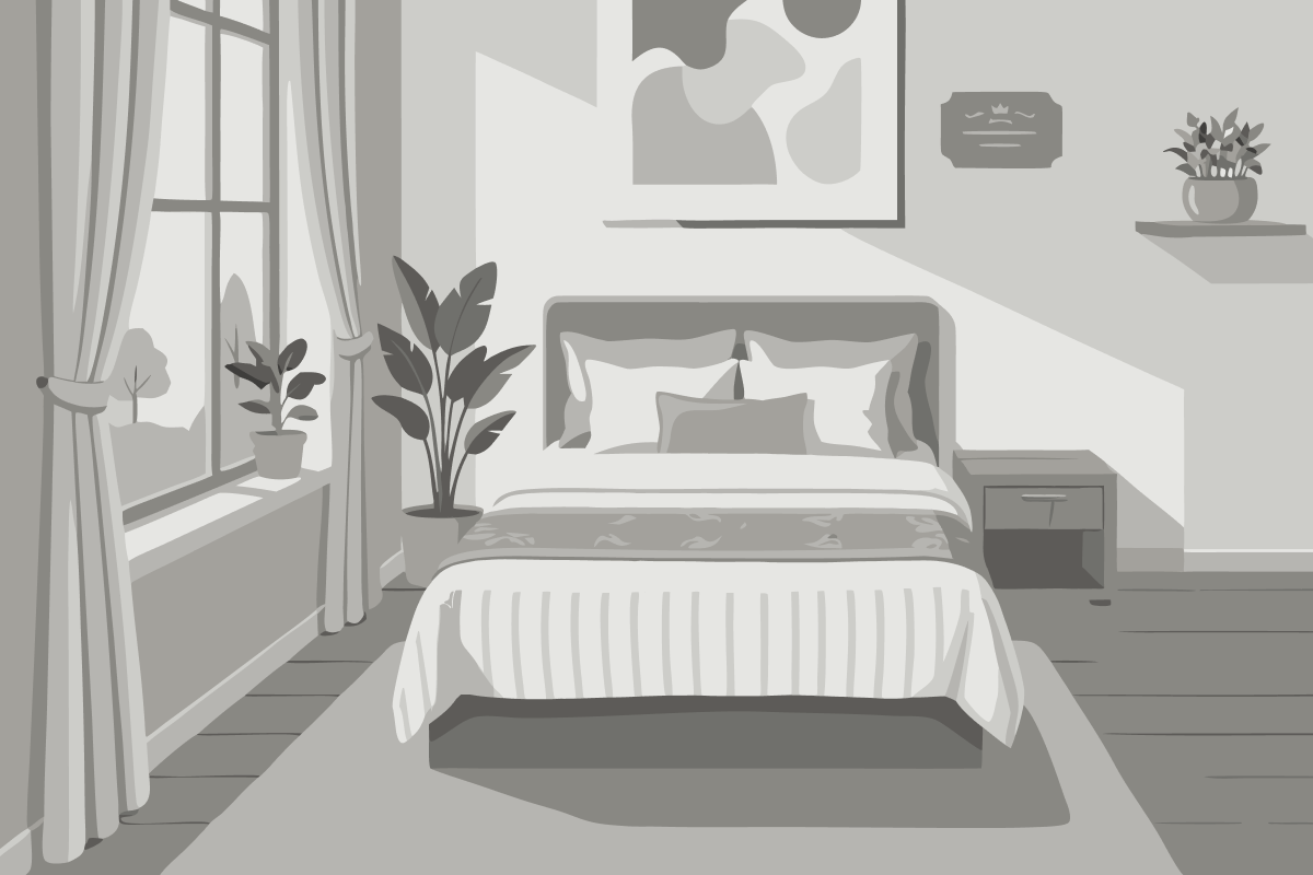 Twin Room with Street view